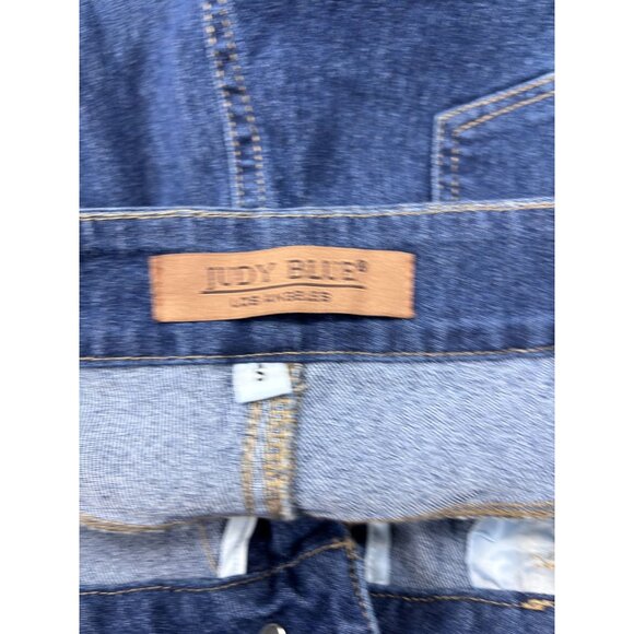 Judy Blue Womens Straight Leg Jeans Size S Blue Denim Stretch Cotton Blend - Picture 4 of 12